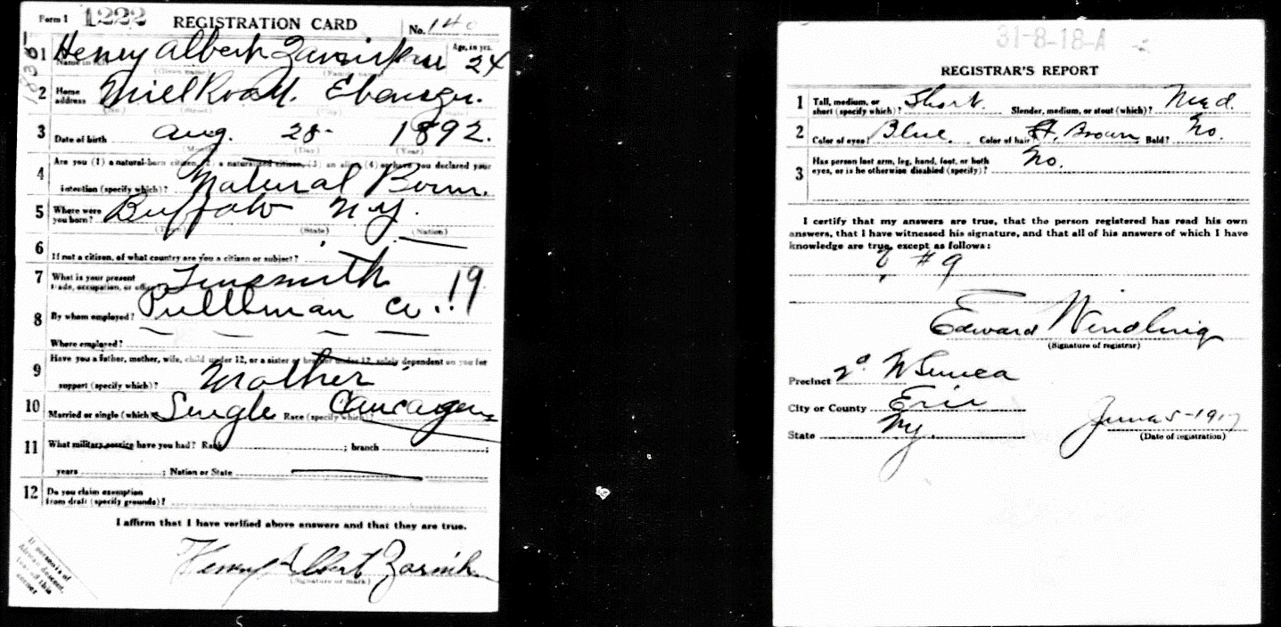 Registration Card